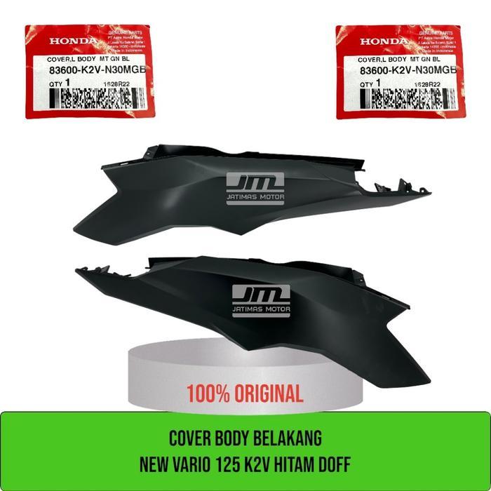 Cover Body Belakang New Vario 125 K2V Hitam Doff 83500-K2V-N30Mgb