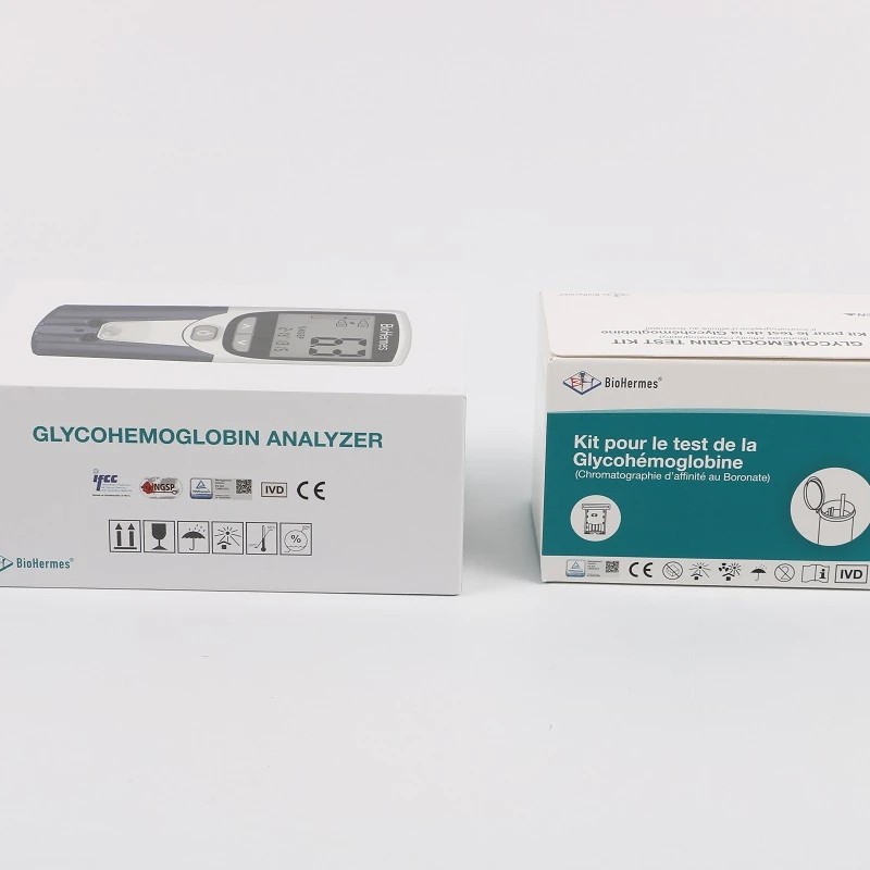 Biohermes Hba1c Meter Hemoglobin A1c Analyzer With A1c Test Kit Blood Group Testing Equipment