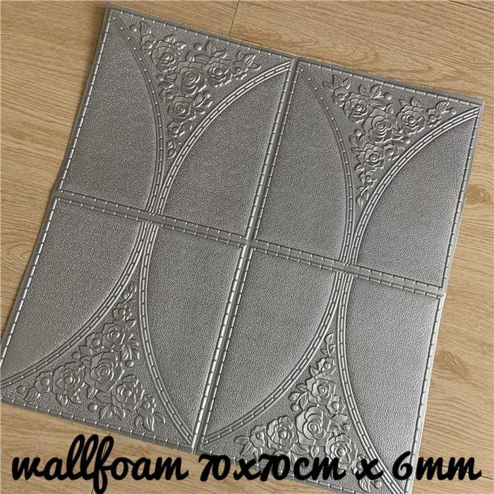 NEW wallpaper foam stiker wall sticker panel 3D 70x70 cm tebal 7,5mm Pvc