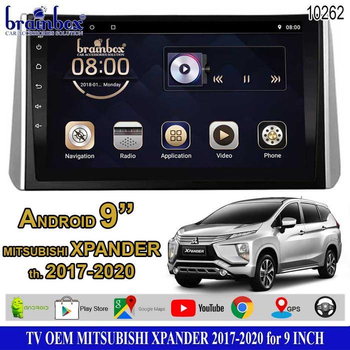 Brainbox TV Mobil OEM Mitsubishi Xpander Android Headunit Tape Mobil