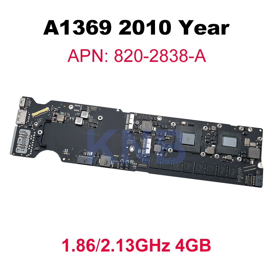 Original A1466 Motherboard For Macbook Air 13" A1369 A1466 Logic Board i5 i7 8G 16GB 2010 2011 2012