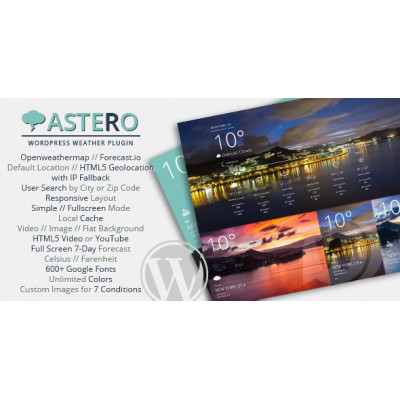 Astero WordPress Weather Plugin - Plugin WordPress