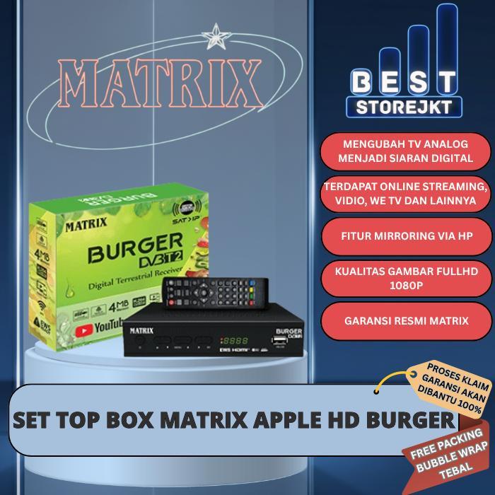 NEW Set Top Box DVB T2 Matrix Apple HD terbaru