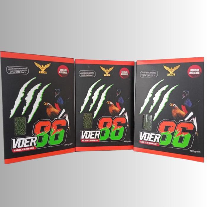 PAKAN VOER 86 PR3MIUM HIJAU -PAKAN BURUNG MURAI RADJA COMPANY-