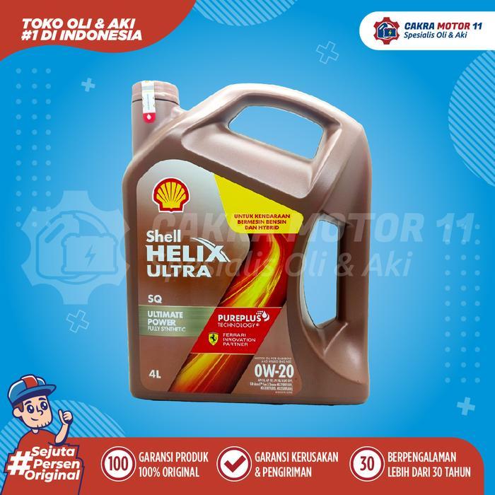 SHELL HELIX ULTRA SQ ULTIMATE POWER 0W20 4LT