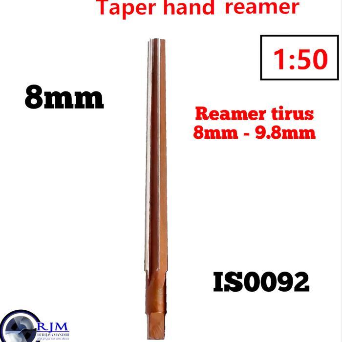 Ada Stok reamer tirus reamer pin 8mm 1:50 hss bukan endmill carbide nachi