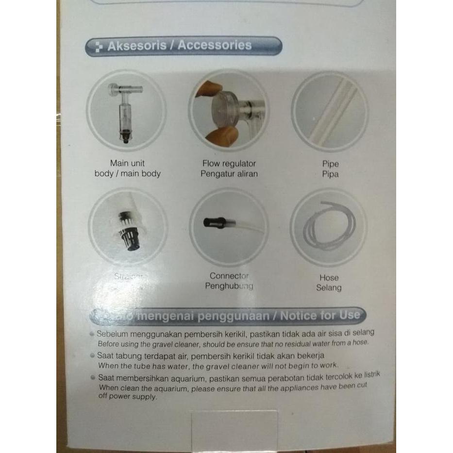Aquarium Gravel Cleaner / Penyedot Air / Pembersih Aquarium