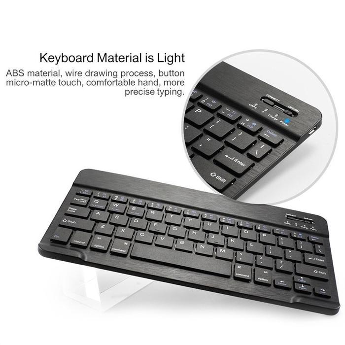 Ipad 7 10.2 Flip Cover Bluetooth Keyboard Case Pencil Slot