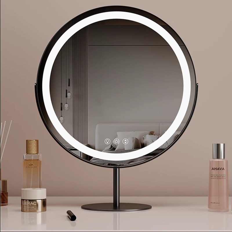Aesthetic Room Korean Interior Dressing Mirror Decoration Handlebar Mirrors Accessories Circular Lar