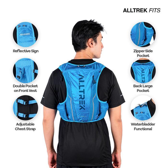 Alltrek Running Vest Gtrails Hydration Backpack Vest
