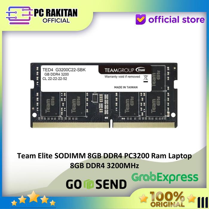 Ram Ddr4 8Gb Murah Berkualitas Team Elite Sodimm 8Gb Ddr4 Pc3200 Ram Laptop 8Gb Ddr4 3200Mhz