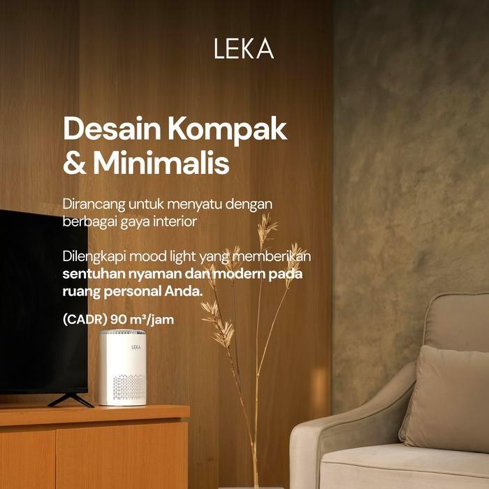 LEKA - AP7220 Desk Air Purifier Filter - Pembersih Udara True HEPA13