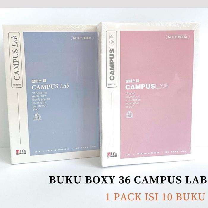 SALE BUKU TULIS BOXY 36 PASTEL - KOREAN NOTEBOOK - AESTHETIC NOTEBOOK