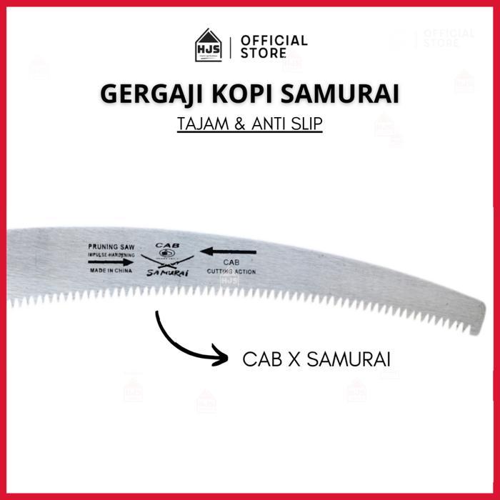 HJS Gergaji Kopi Samurai / Gergaji Sarung Samurai / Gergaji Dahan Ranting / Pruning Saw