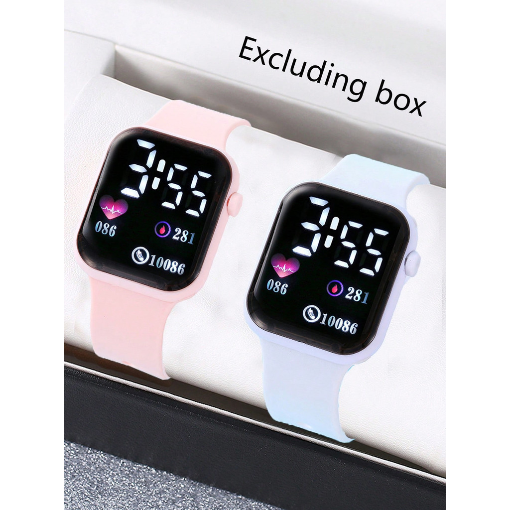 2p1ps Eletroni th with Night Light LED Fion Sports Multifuntional Eletroni th for Students