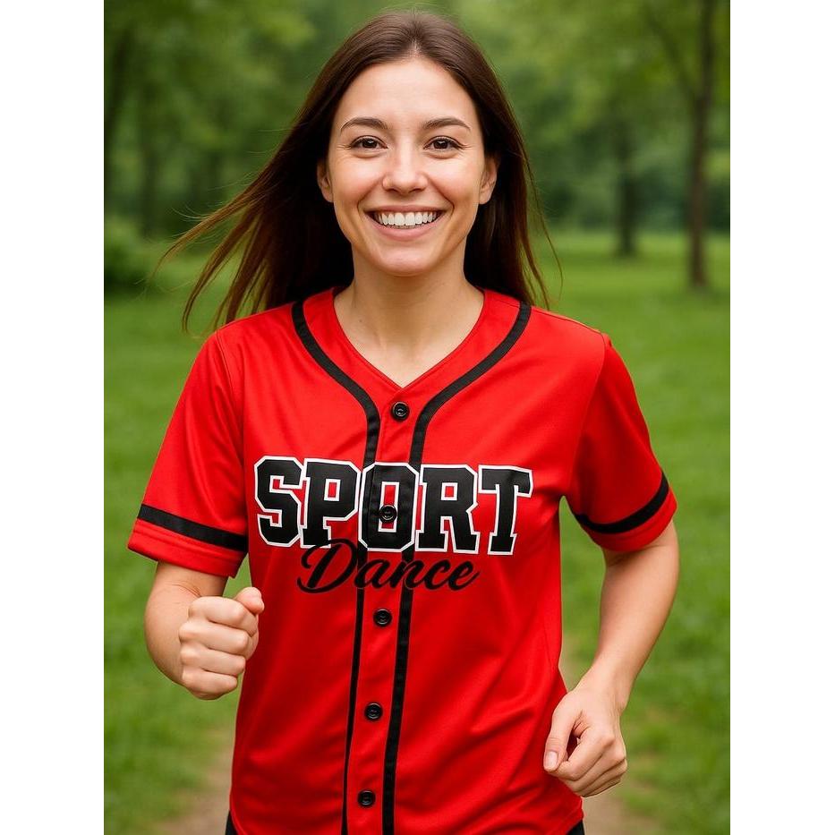 Kaos OlahRaga Full Printing,Jersey Olahraga,BaseBal,Zumba,Trampolin,Baju Blouse Sport,Trampo