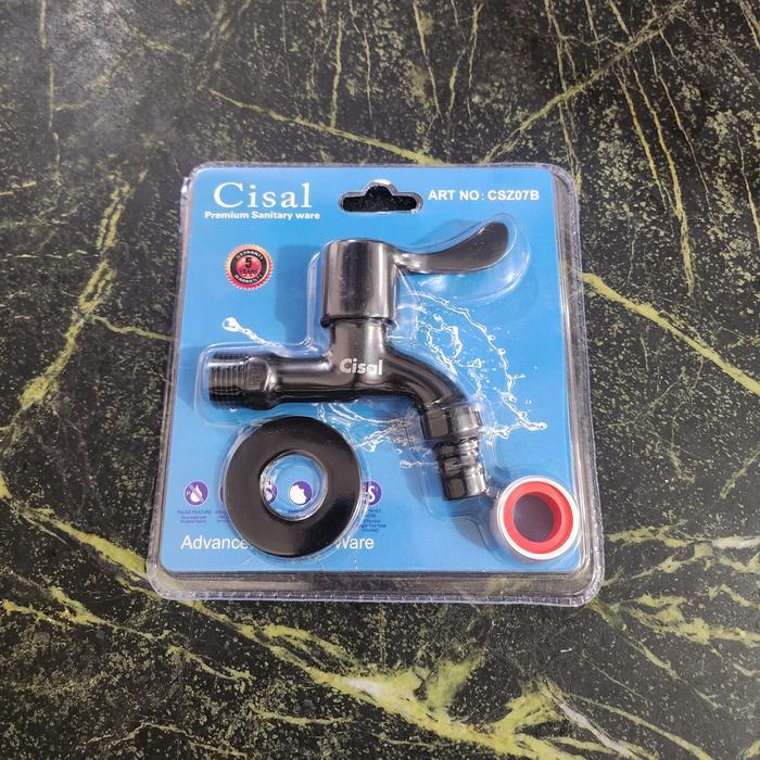 Toto - Kran Taman Engkol Black Cisal / Kran Kamar Mandi / Kran Mesin Cuci