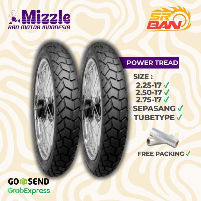 Ban MIZZLE POWER TREAD 225, 250, 275, Ring 17 Non Tubeless