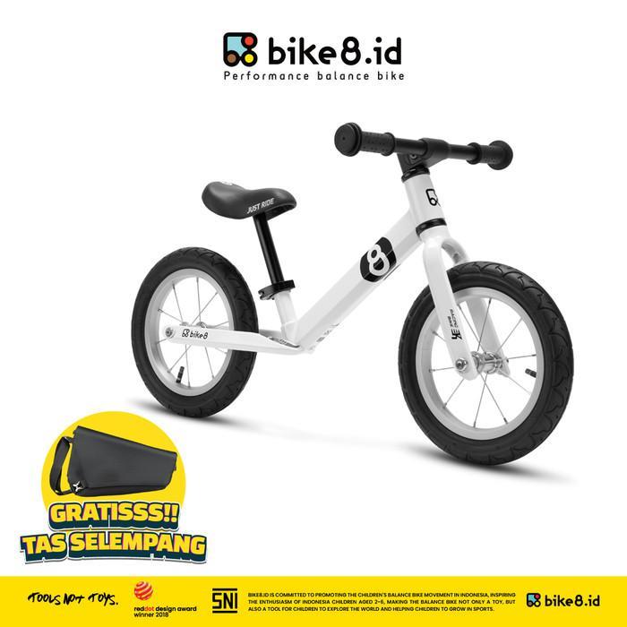 BIKE8Balance Bike / Push Bike - Sepeda Anak - White