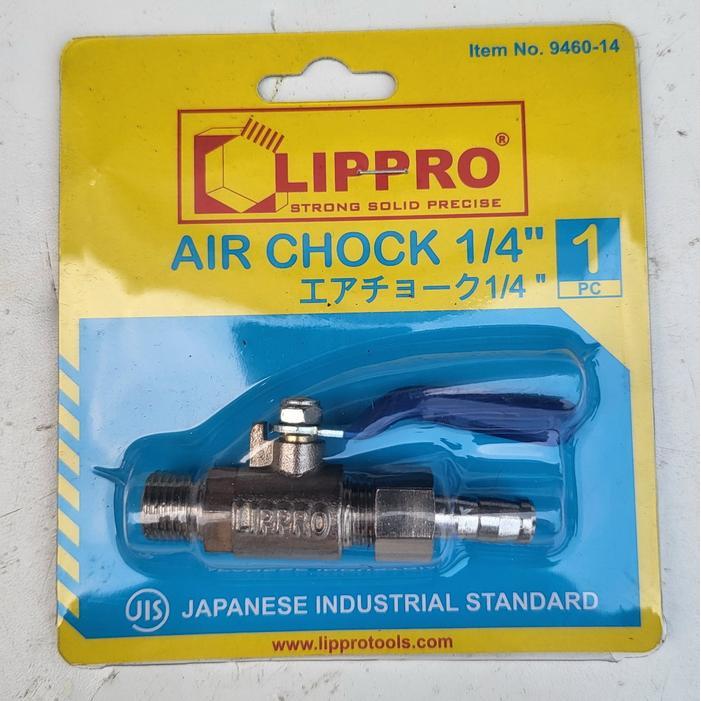 SALE!! Stop Kran Angin Kompresor LIPPRO Air Chock 1/4" MODEL Hato