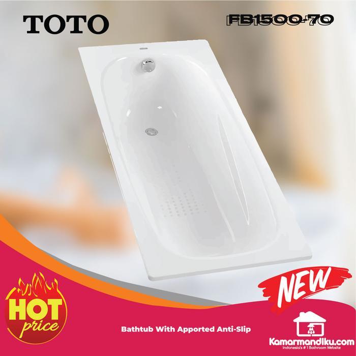 Bathtub TOTO Tipe FB 1500 -70 Sudah Termasuk Afur