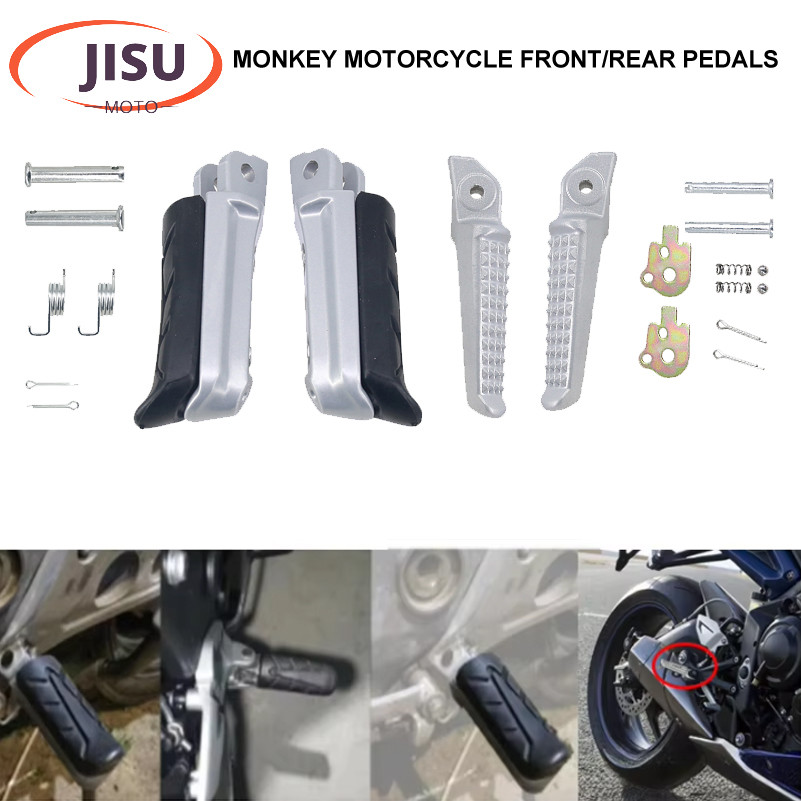 Front Rear Footrests Foot Pegs For Honda CB400 CB 400 SF Vtec CB250 HORNET 250 CBR 600 F CB600F