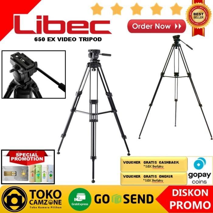 Libec 650ex 650 ex Professional Video Tripod