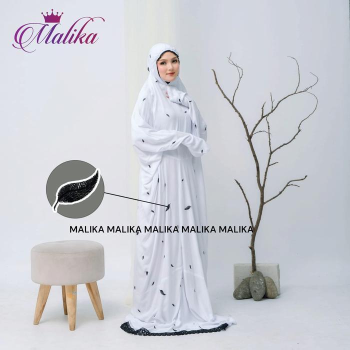 ORIGINAL Mukena Terusan Dewasa Bordir Kamila Mukenah Lajuran Dewasa Bunga Cantik Kain Katun Mewah