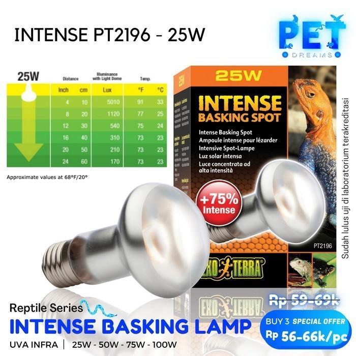 Promo Promo Lampu Uva Exoterra Basking Intense Reptil Sulcata Torto Iguanna Original
