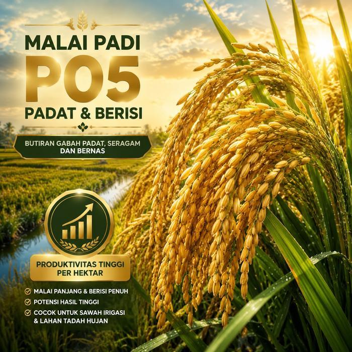 Gardenfarm - Benih Padi P05 1-10 Kg - Bibit Padi Unggul - Bibit Padi Sawah - Benih Padi Premium -
