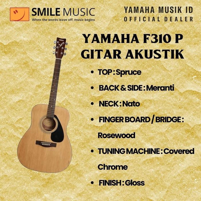 Gitar Yamaha F 310P - Gitar Akustik /  Yamaha F 310 P / Yamaha F310P Gitar Akustik paket model