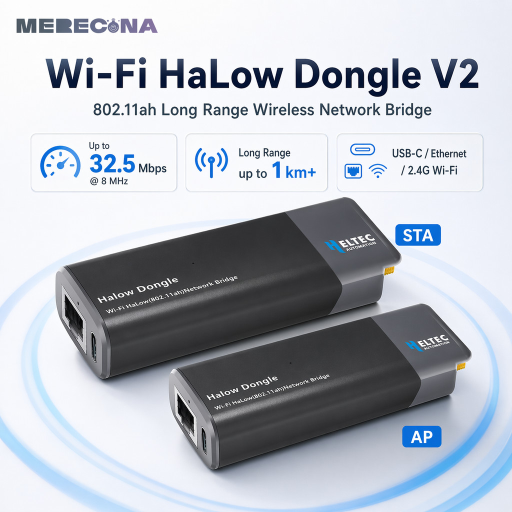 Helte Network Bridge WiFi HaLow Dongle PlugandPlay USB Type Long Transmission Range AP STA MT7628