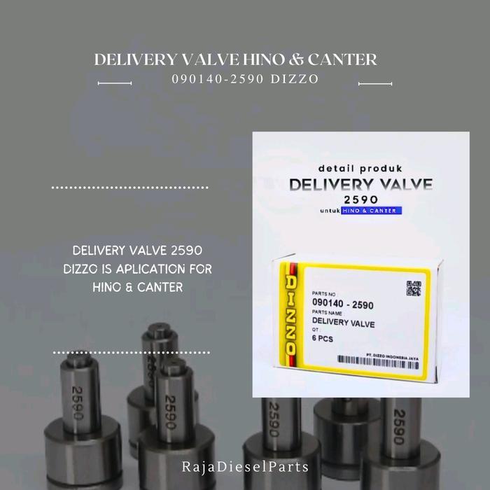 TERLARIS DIZZO DELIVERY VALVE HINO VALVE CANTER VALVE 2590 Valve 090140-2590 BISA GRAB