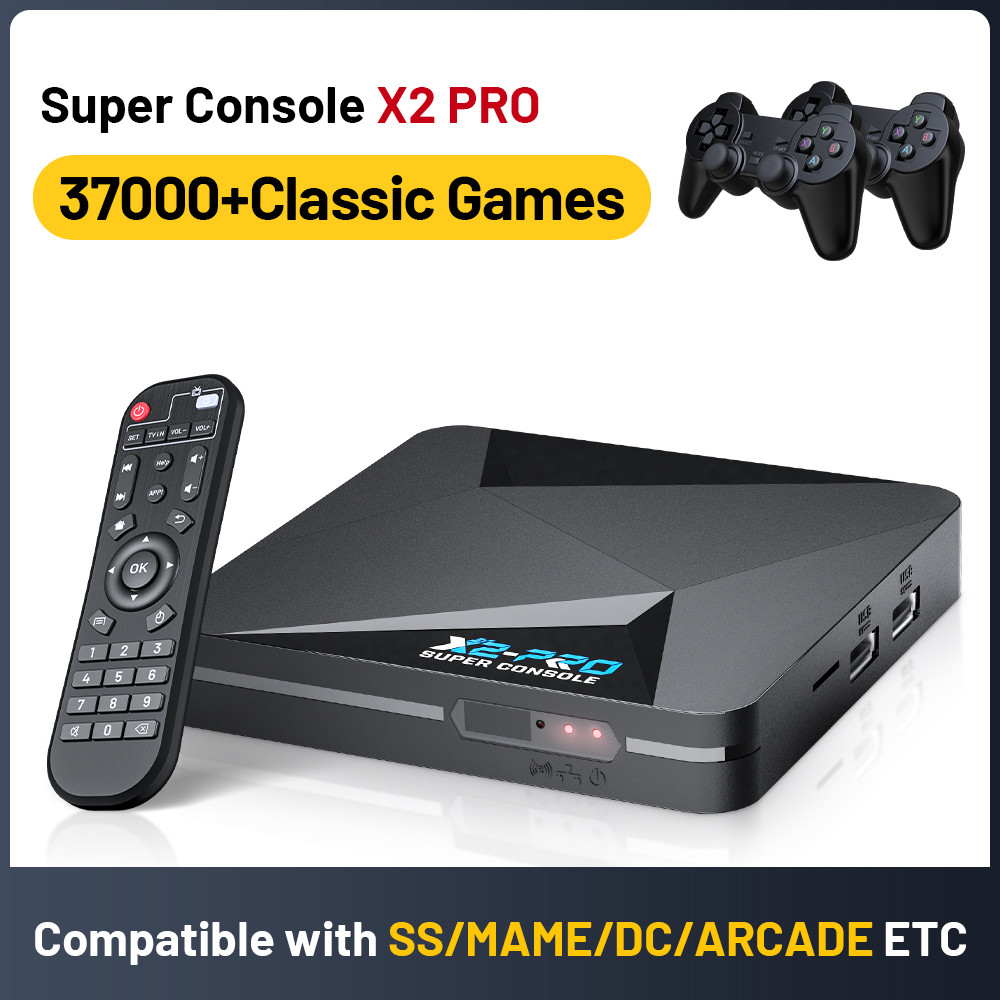 Retro Video Game Console KINHANK Super Console X2 Pro 37000 Games Emulators for