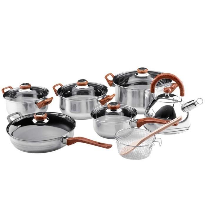 Oxone Ox933 Panci Set Ox 933 Stainless 12+2 Pcs Ox-933 #Gratisongkir