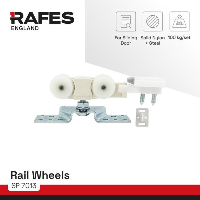 RAFES Roda Rel Pintu Geser - Rail Sliding Door Max Beban Pintu 100Kg