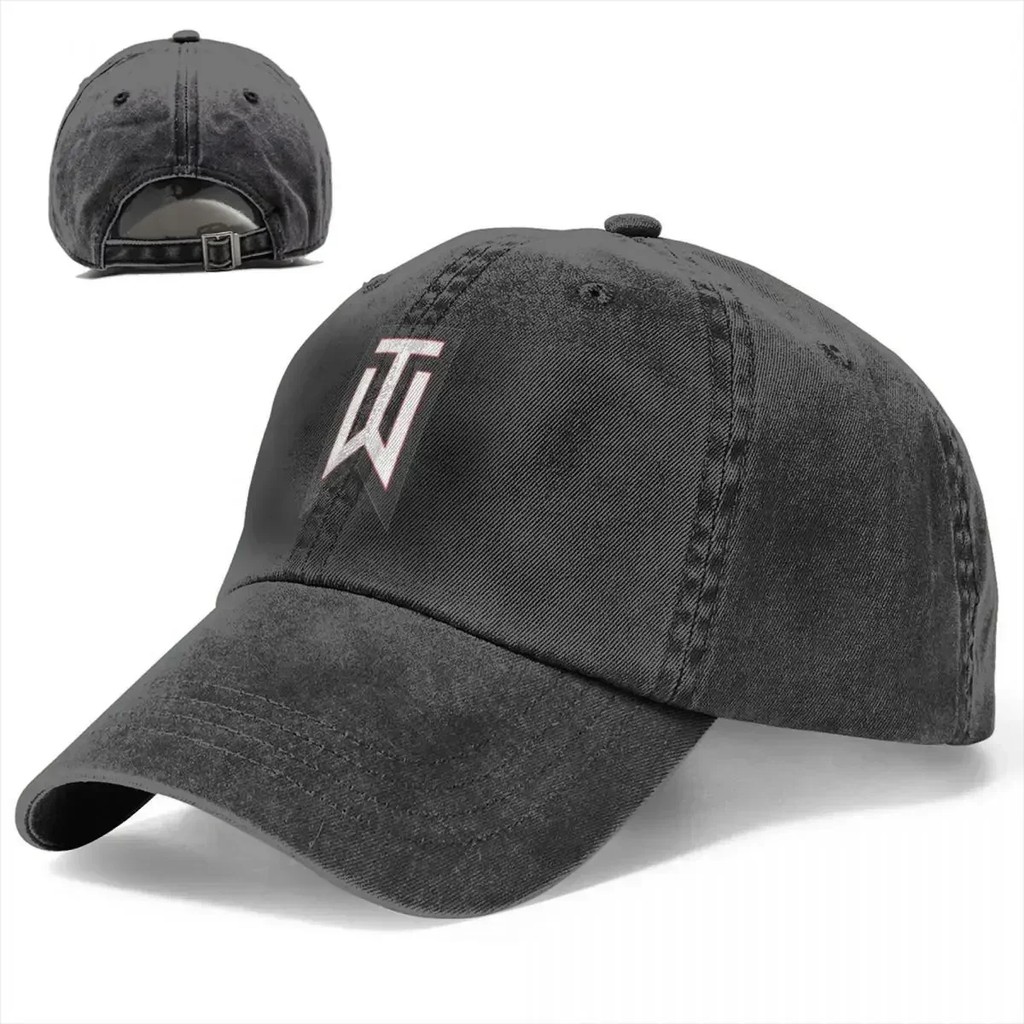 Vintage Golf Sports Tiger Baseball Cap Men Women Distressed Denim Snapback Cap Woods Outdoor Summer