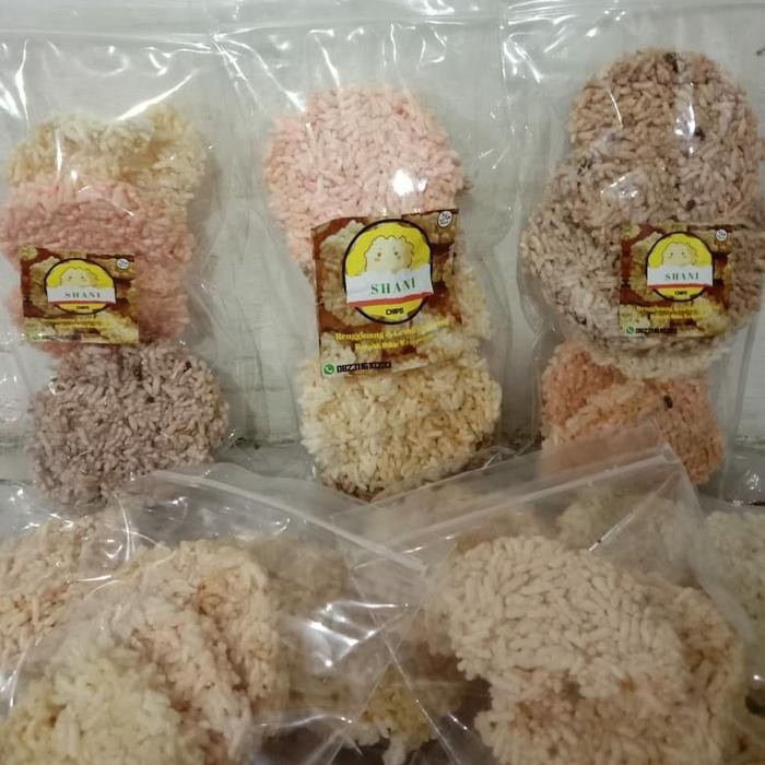 New Rengginang Matang Rasa Terasi Ketan Hitam Bawang Putih