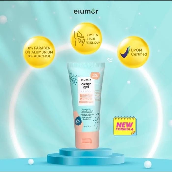 ELUMOR OXTER GEL ELUMOR OXTER CREAM PEMUTIH KETIAK & SELANGKANGAN