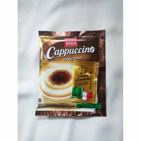 gwc5 Kopi Torabika Capucino Toracino Renceng 25 Gr ( Isi 10 Sachet )