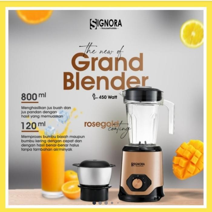 Ready Grand Blender Signora untuk bumbu kering dan basah