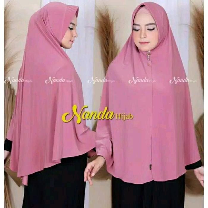 ow1p- Bergo Instant Jersey Korea Super Xl By Nanda Hijab