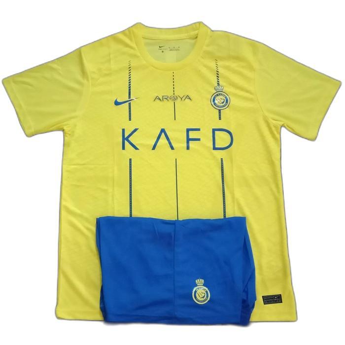 ORIGINAL JERSEY BAJU BOLA SETELAN AL NASSR HOME 2023/2024 GRADE READY STOCK