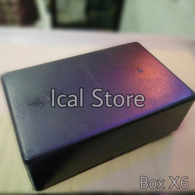 Box Hitam X6 - Project Box Plastik Tebal