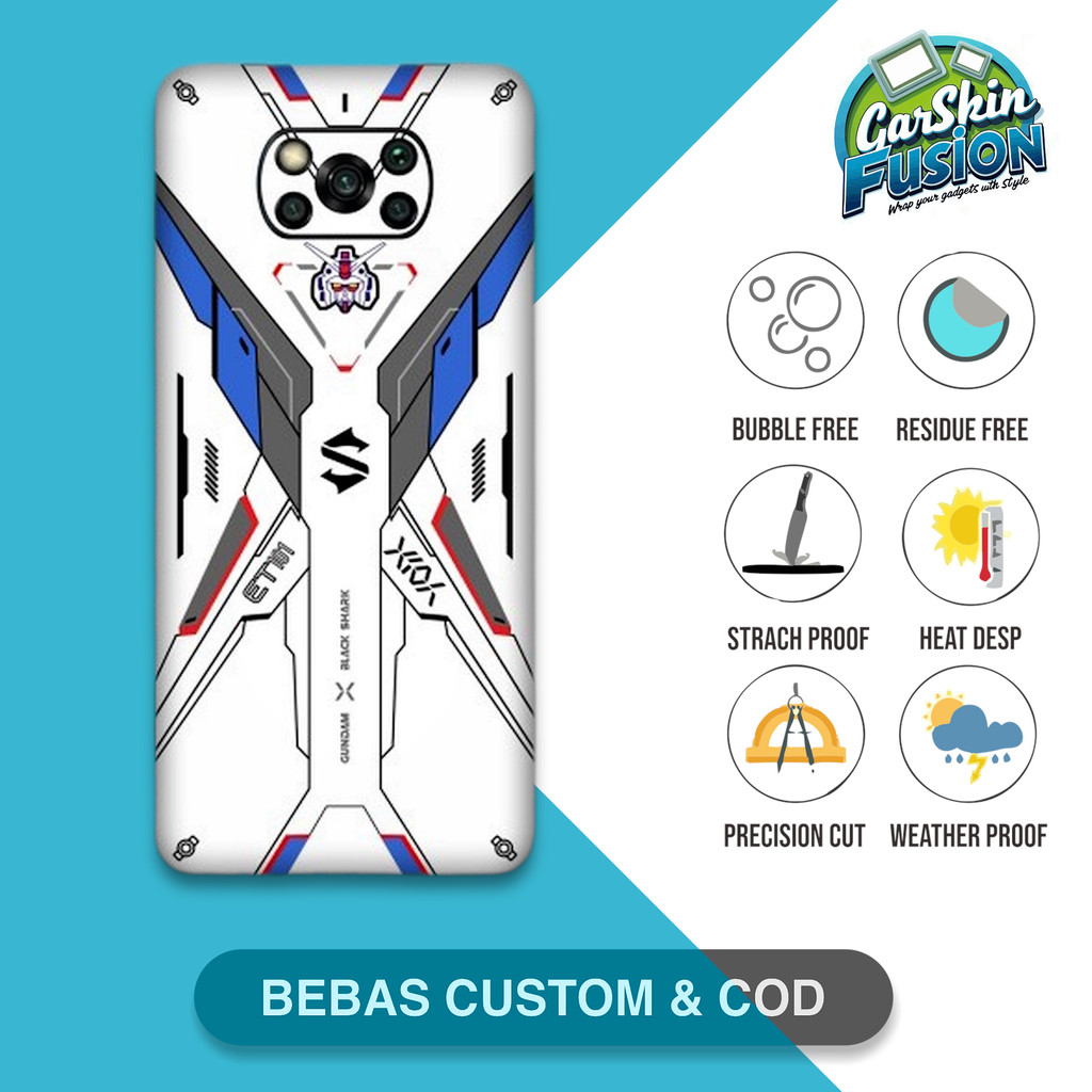 Garskin Skin Poco X3 NFC Poco X3 Pro gundam series Anti-Scratch Protector Case | by Fusion Kode - 96