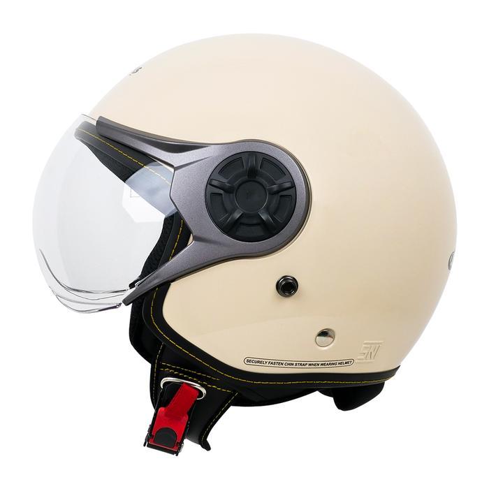 Cargloss - Helm Cargloss Yrm Visor Hardcoat Half Face - Avorio Naide