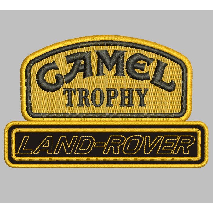 CAMEL TROPHY X LAND ROVER PATCH BORDIR LOGO EMBROIDERY