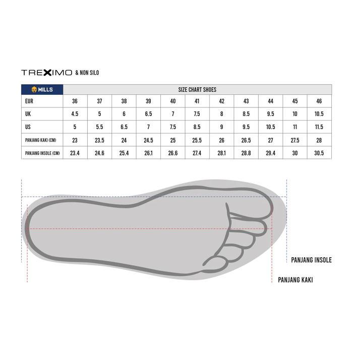 Sepatu Running Mills Treximo Enerlite - Sepatu Running Unisex Wanita Pria - Sepatu Olahraga Terbaru