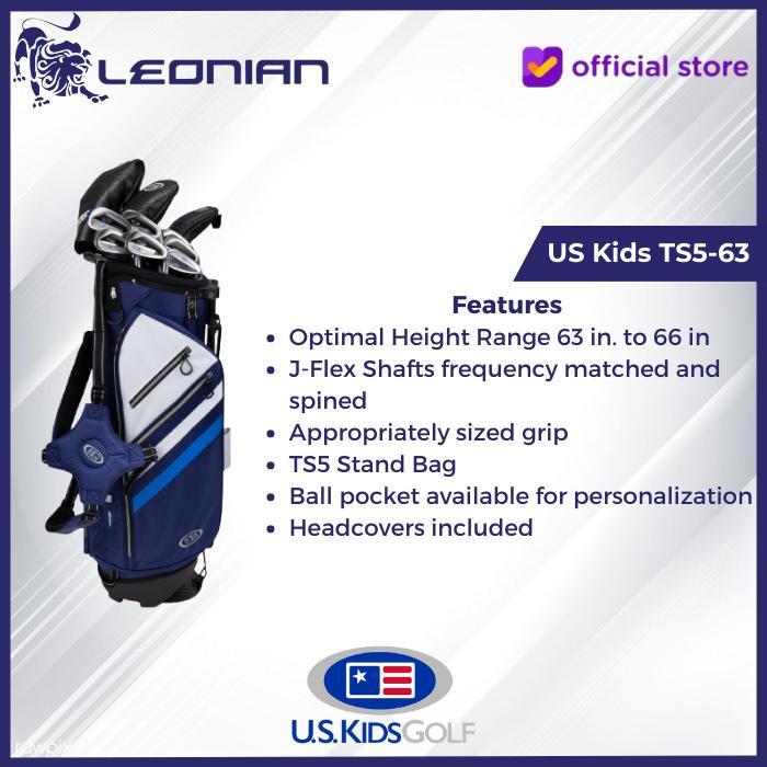 US Kids Golf TS5-63 10 Stand Set 2023 Golf Stick - Stick Golf Best Quality