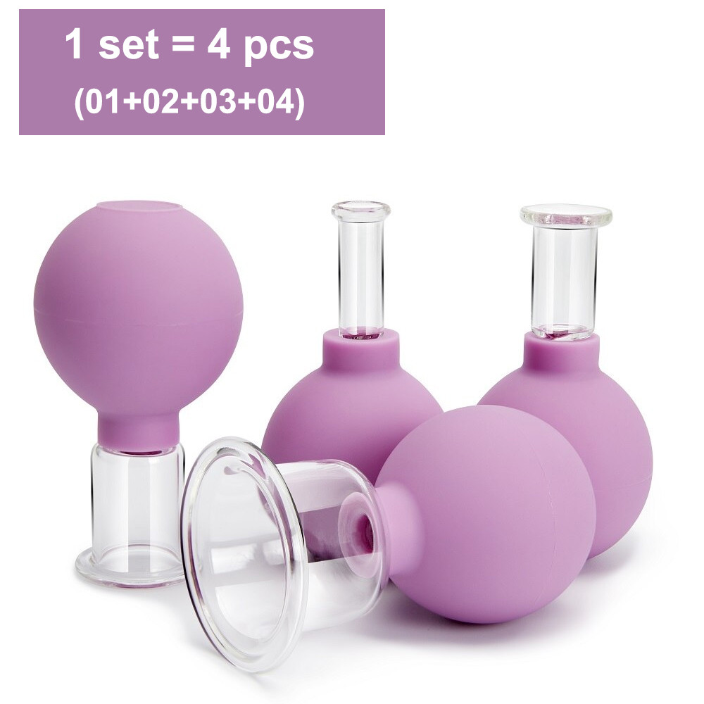 Rubber Cupping Set Face Massager Vacuum Face Skin Lifting Facial Cups